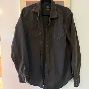 Filson Charcoal Gray Cotton Shirt